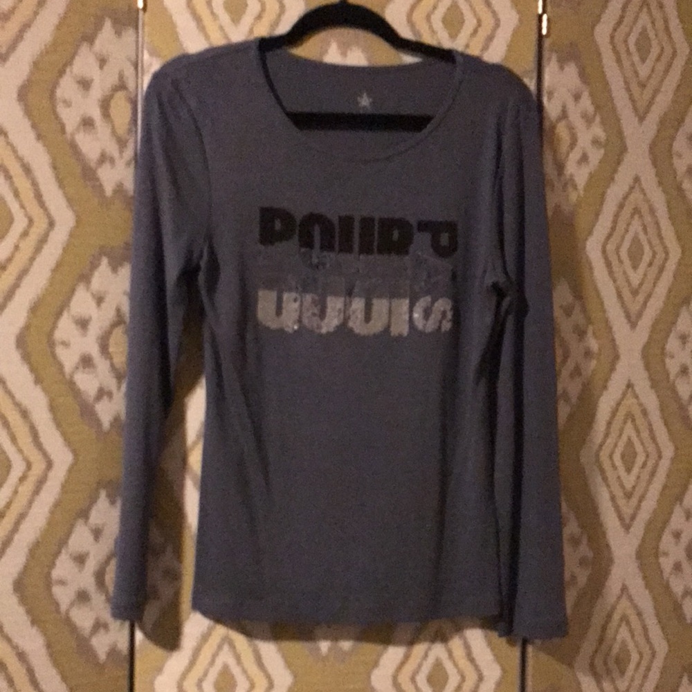 Sequins ‘Pour Quoi Pas’ Message Tee